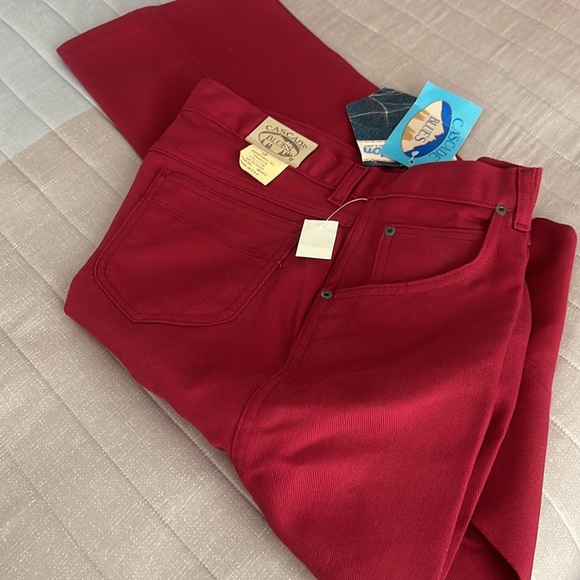 NWT (CASCADE BLUES) ladies pants,made in USA size (18 missy - 4 ) wine color - Picture 2 of 16